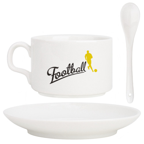 Кофейный набор с принтом Football