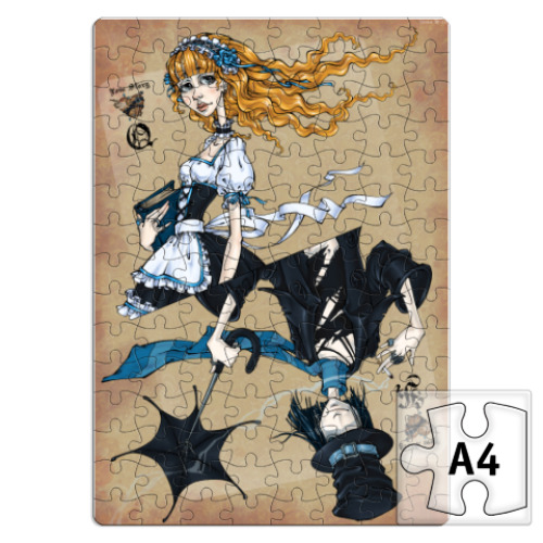 Пазл с принтом  'Love Story'