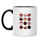 Кружка двухцветная