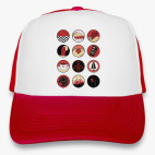 Кепка Trucker, красная Сериал Твин Пикс Twin Peaks