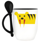 Кружка с ложкой