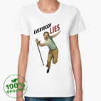 Женская футболка органик