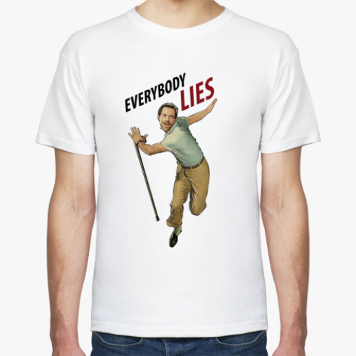 Футболка с принтом Танцующий Хаус