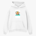 Толстовка худи оверсайз