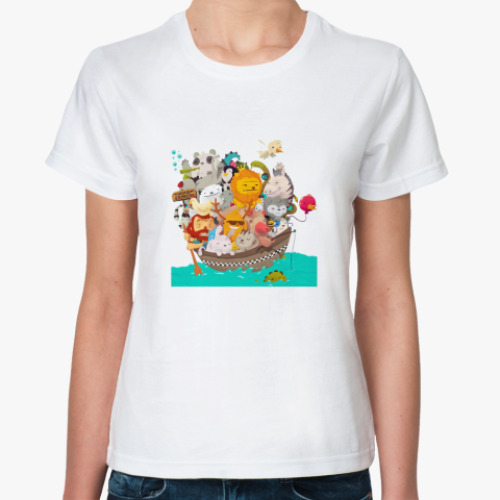 Классическая футболка с принтом  Kov4eg