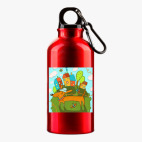 Металлическая бутылка 400 мл UV-DTF