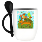 Кружка с ложкой