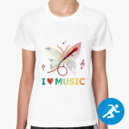 Женская спортивная футболка