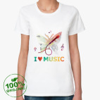 Женская футболка органик