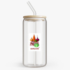 Банка с бамбуковой крышкой