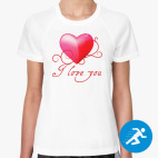 Женская спортивная футболка