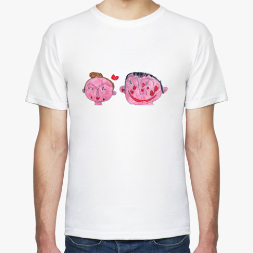 Футболка с принтом kisses