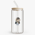 Банка с бамбуковой крышкой