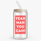 Банка с бамбуковой крышкой