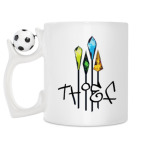 Кружка с футбольным мячиком