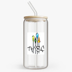 Банка с бамбуковой крышкой