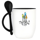 Кружка с ложкой