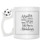 Кружка с футбольным мячиком