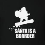 Santa is a boarder!