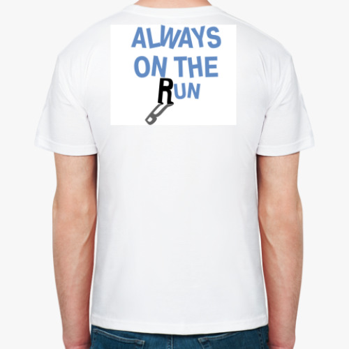 Футболка с принтом Always on the run