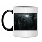 Кружка двухцветная