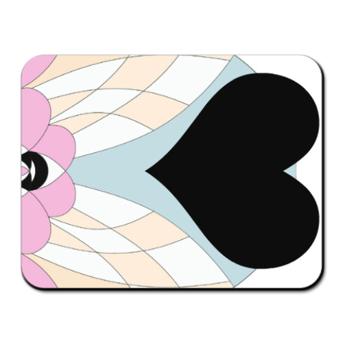 Коврик для мыши волнующее дерево любви сердце