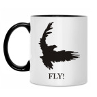 Кружка двухцветная