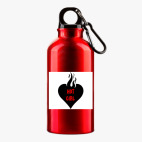 Металлическая бутылка 400 мл UV-DTF