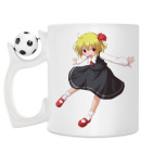 Кружка с футбольным мячиком