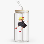 Банка с бамбуковой крышкой