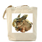 Зайка акварельный