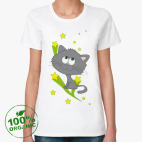 Женская футболка органик