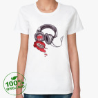 Женская футболка органик