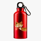 Металлическая бутылка 400 мл UV-DTF