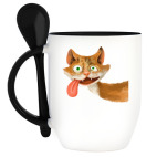 Кружка с ложкой