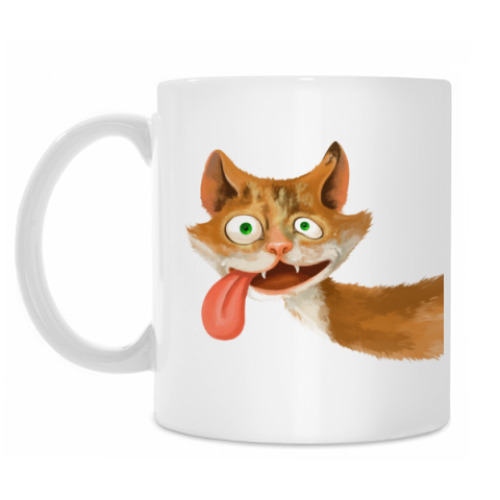 Кружка с принтом Кот