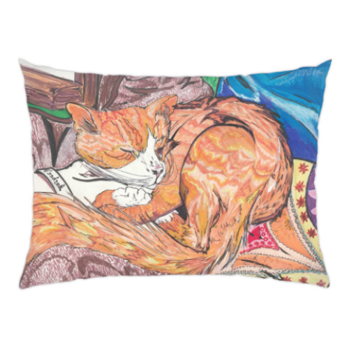 Подушка с принтом Баюн под ушко