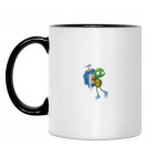 Кружка двухцветная