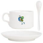 Чистюля Черепашонок с щеткой