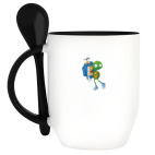 Кружка с ложкой