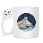 Кружка с футбольным мячиком