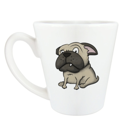 Чашка Латте grumpy dog