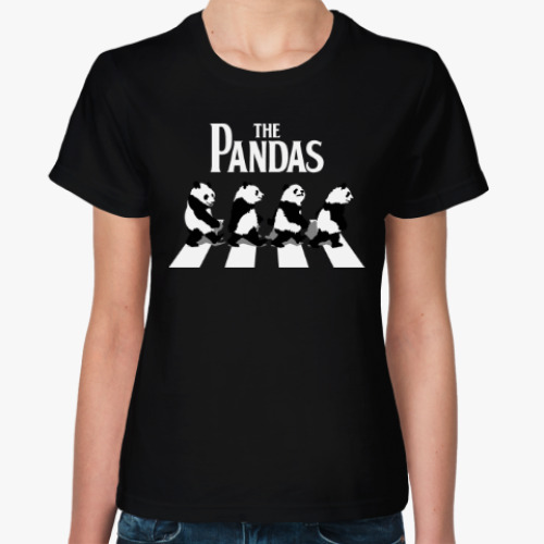Женская футболка The Pandas