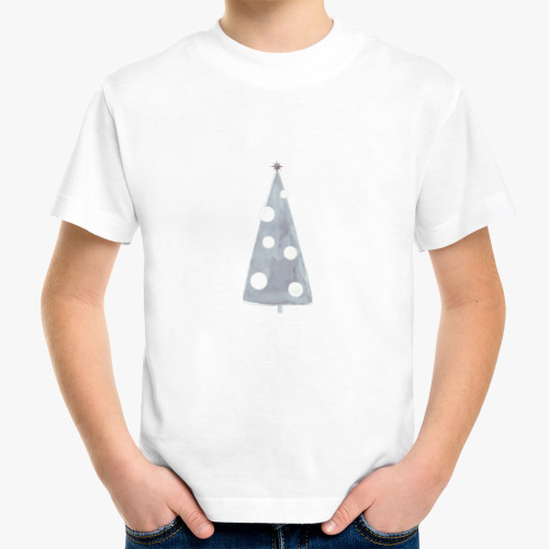 Детская футболка с принтом Стильная ёлка!