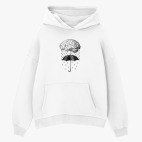 Толстовка худи оверсайз