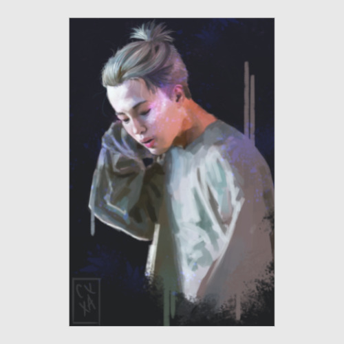 Постер с принтом Jimin BTS