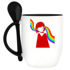 Кружка с ложкой