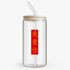 Банка с бамбуковой крышкой