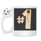 Кружка с футбольным мячиком