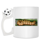 Кружка с футбольным мячиком